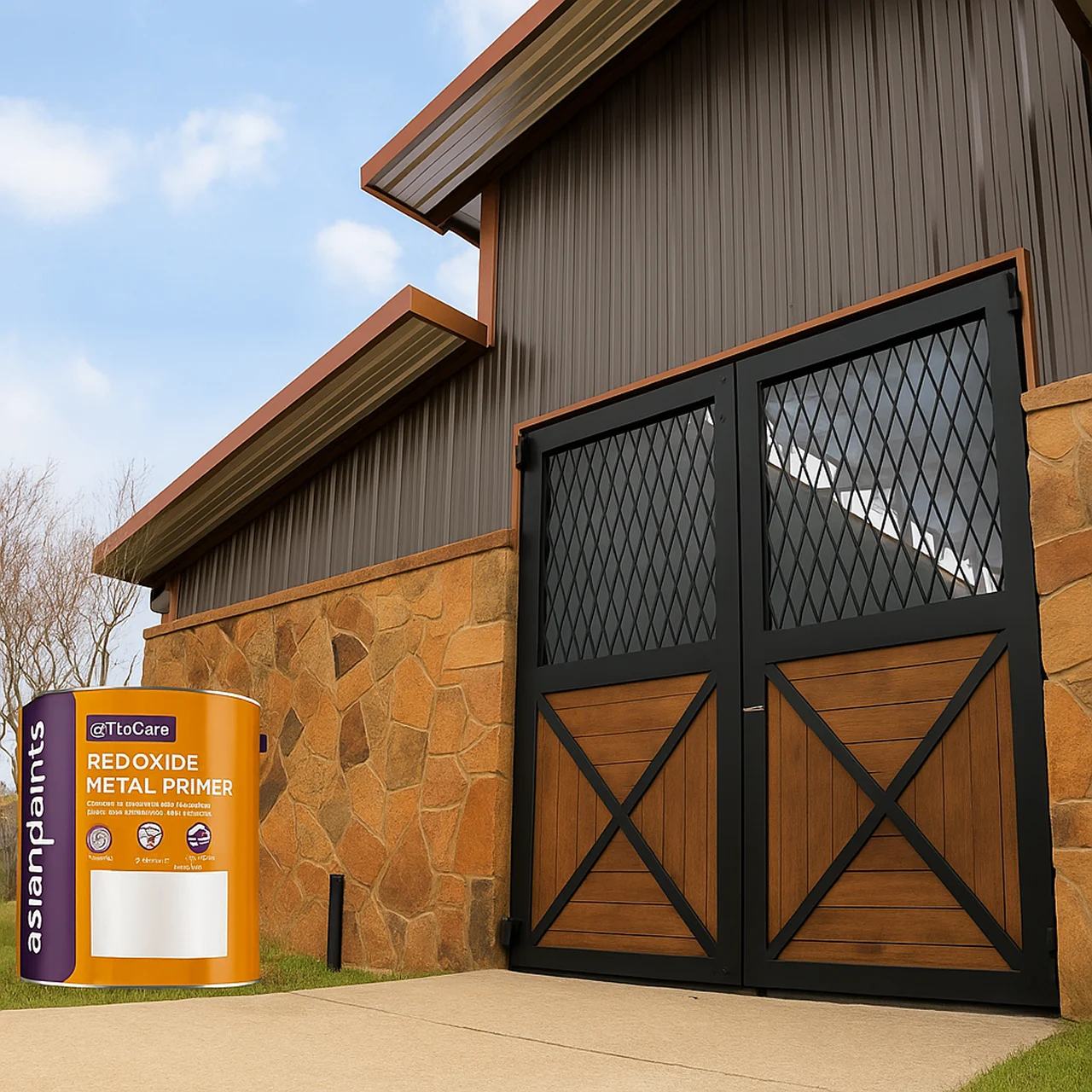 Asian Paints TruCare Red Oxide Metal Primer – Anti-Rust Base Coat - Image 2