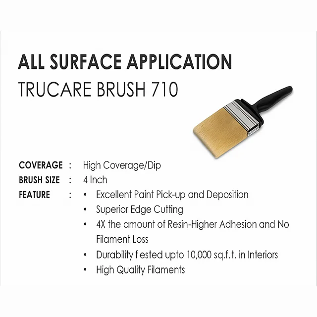 Asian Paints Trucare All Surface Brush 710 (4 Inch) - Premium Finish - Image 4