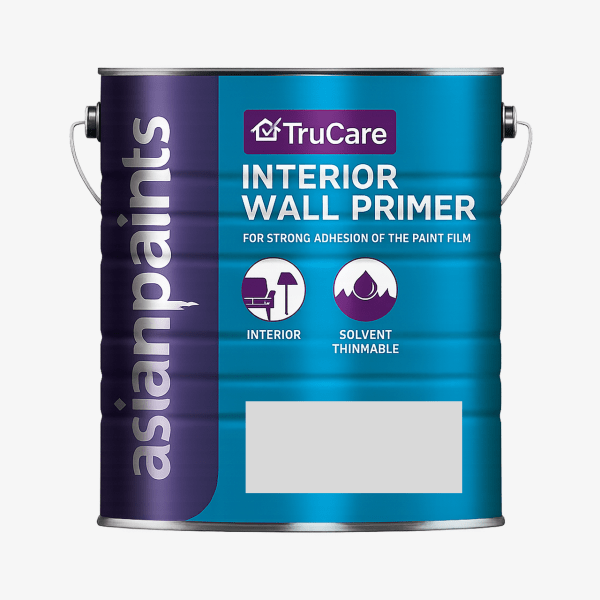 Asian Paints TruCare Interior Wall Primer Solvent Thinnable (Oil Based)