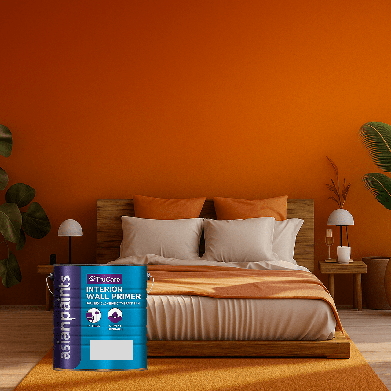 Asian Paints Trucare Interior Wall Primer Solvent Thinnable - Image 2