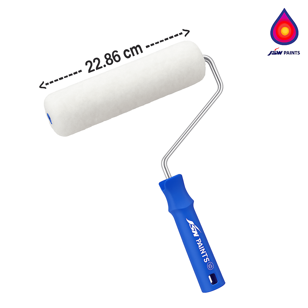 JSW PAINTS 9 Inch Paint Roller with Handle - Image 3