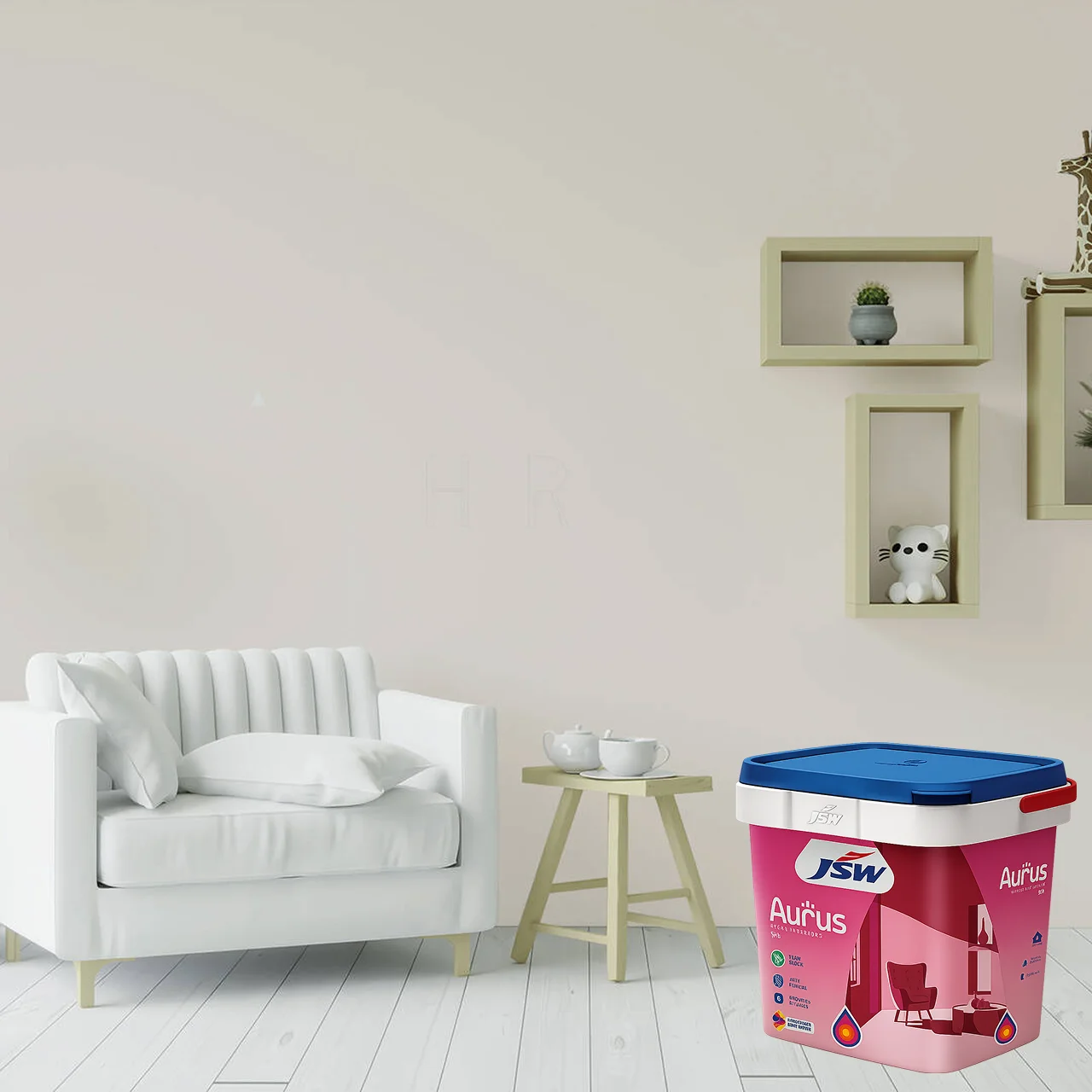 JSW Halo Majestic Interior Silk - Premium Emulsion - Image 2