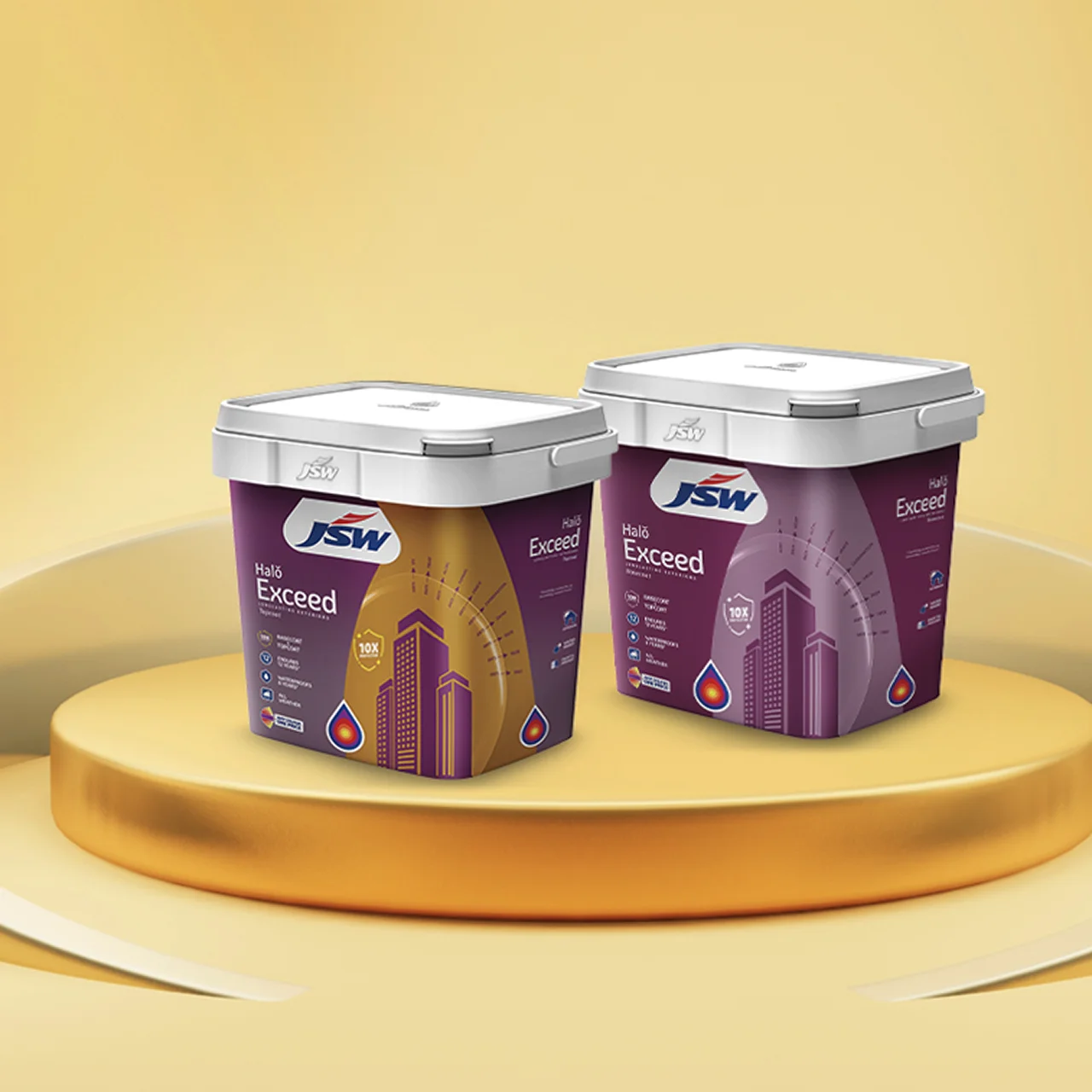 JSW Halo Majestic Exteriors Shine - Luxury Sheen Emulsion - Image 2