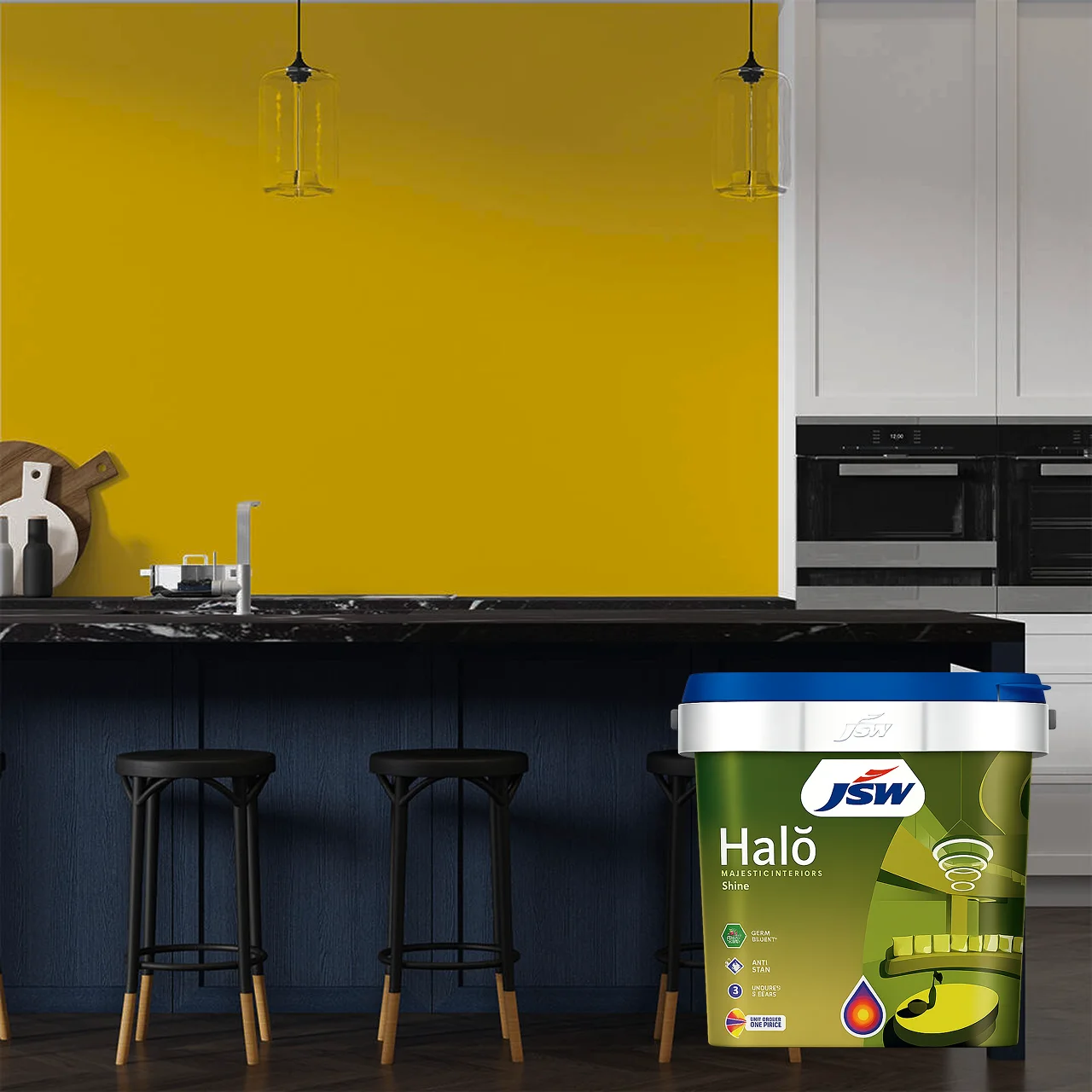 JSW Halo Majestic Interiors Shine - Luxury Sheen Emulsion - Image 2