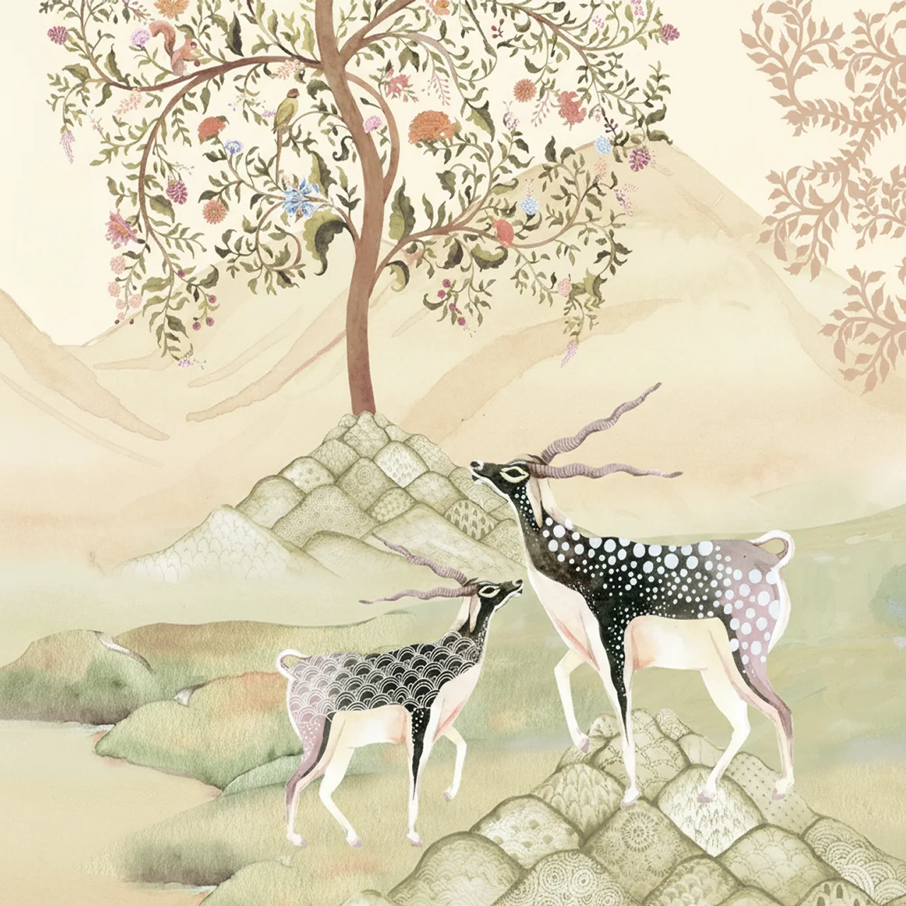 Sanctuary Of Calm Wallpaper - Artistic Nature Landscape Mural - Image 2