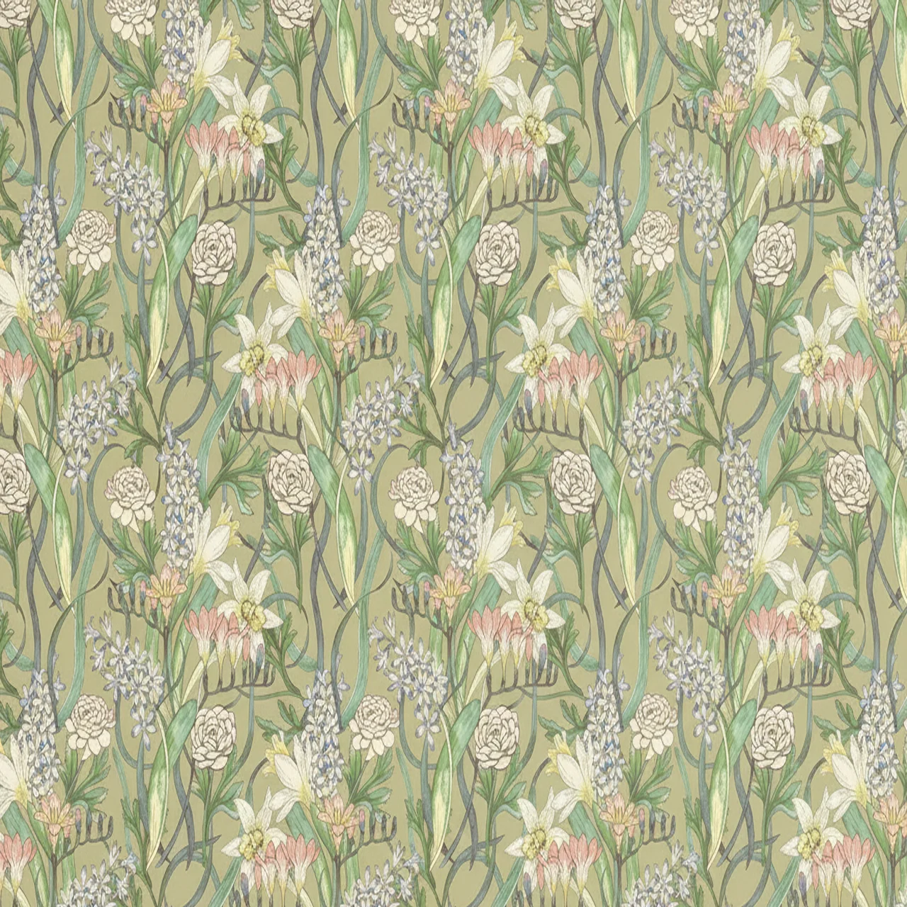 Solstice Mist Stone Wallpaper for Rooms - Serene Textured Design - Image 3