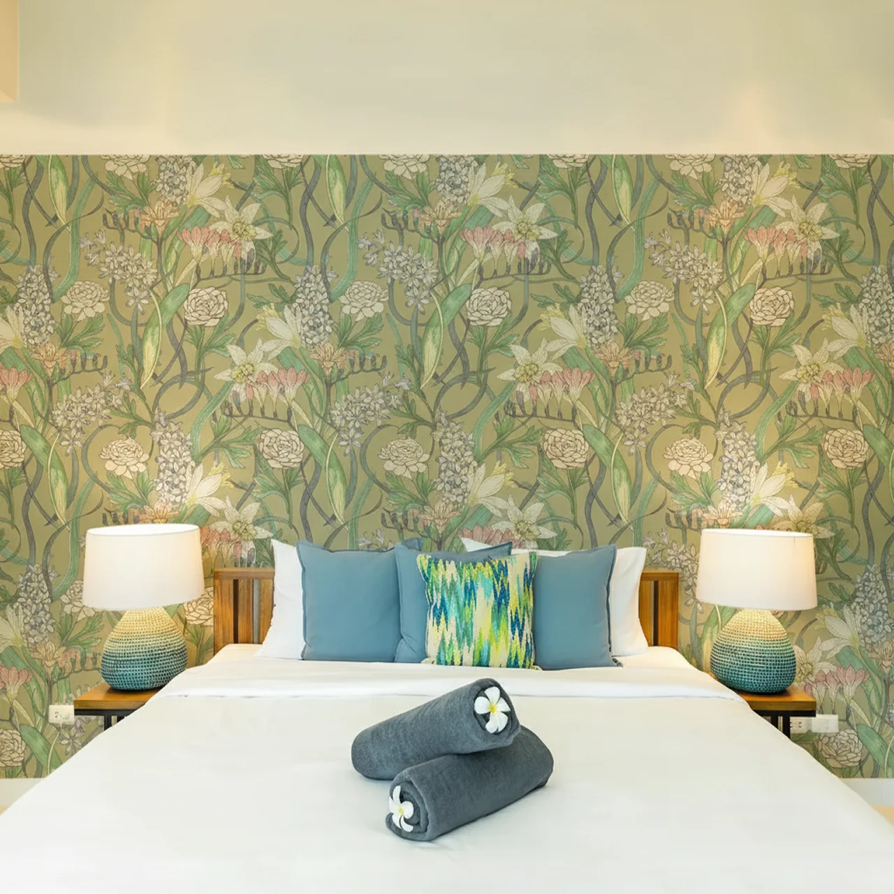 Solstice Mist Stone Wallpaper for Rooms - Serene Textured Design - Image 4