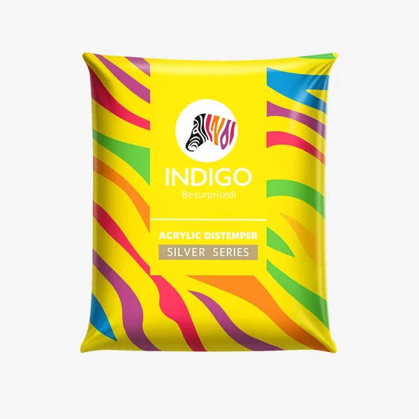 Indigo Acrylic Distemper (Pouch) - Silver Series