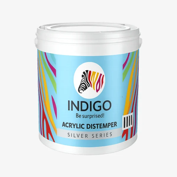 Indigo Acrylic Distemper - Silver Series