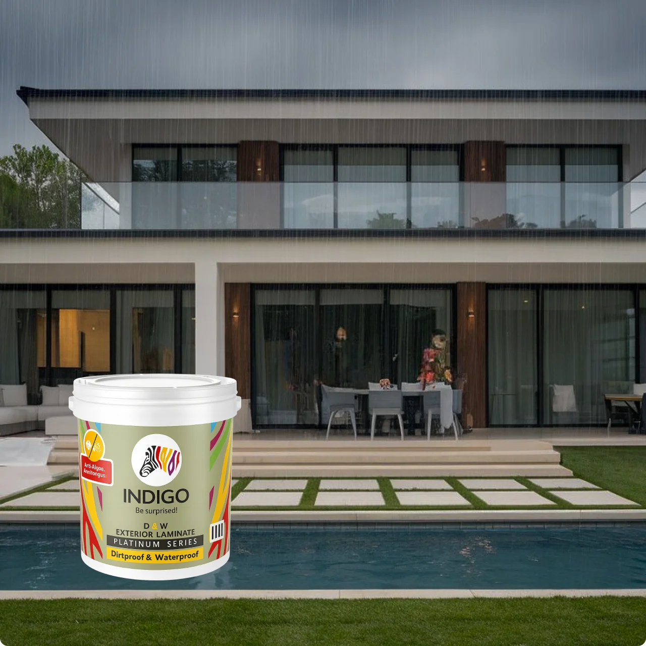 Indigo Dirt & Waterproof Exterior Laminate - Platinum Series - Image 4