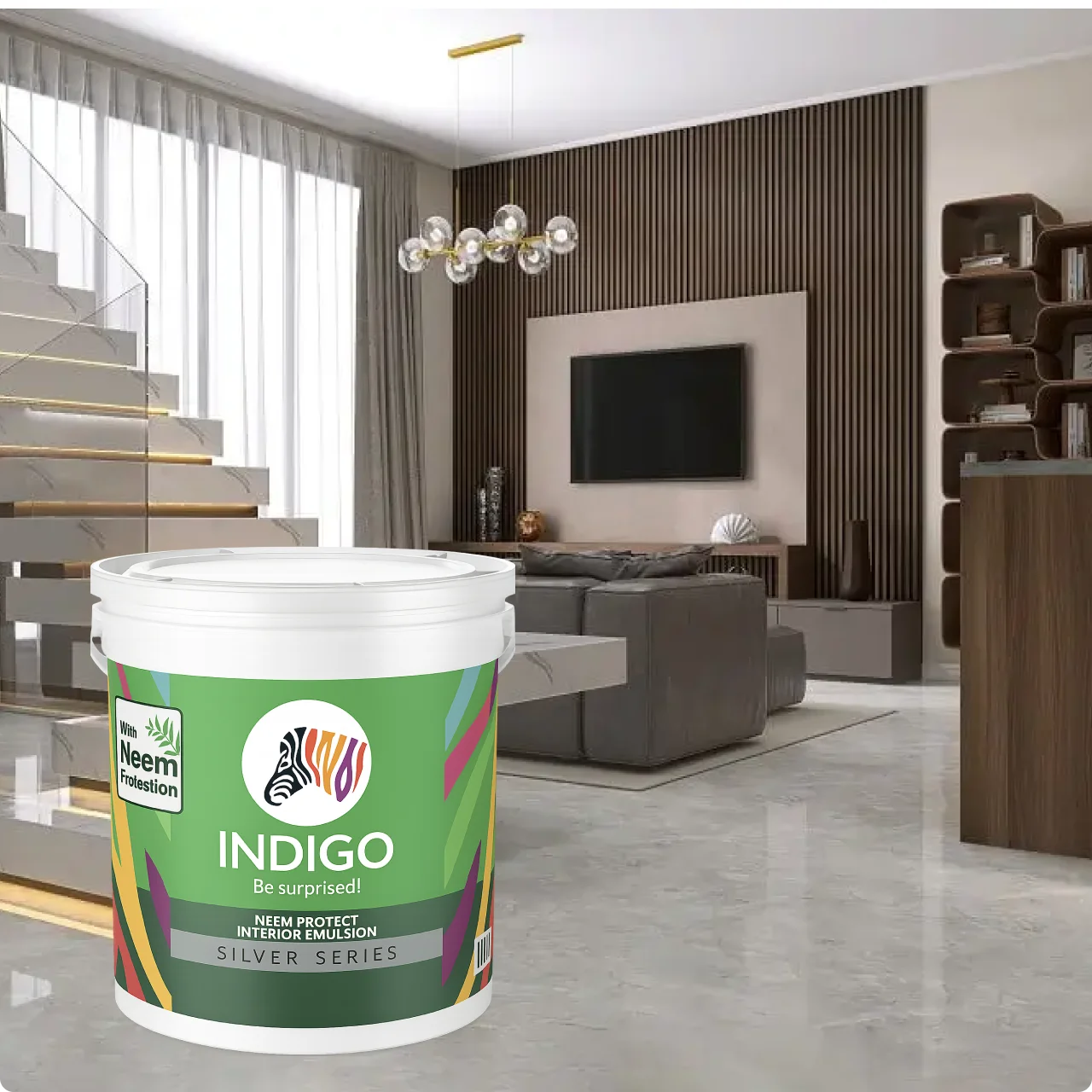 Indigo Interior Neem Protect Paint - Silver Series (Anti-Bacterial) - Image 4