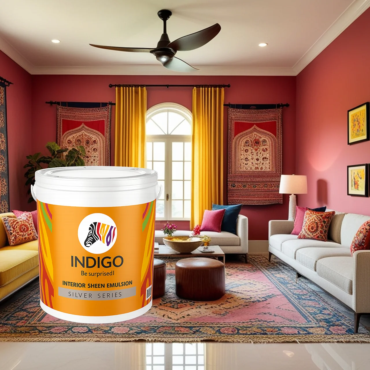 Indigo Interior Sheen Emulsion - Silver Series - Image 2