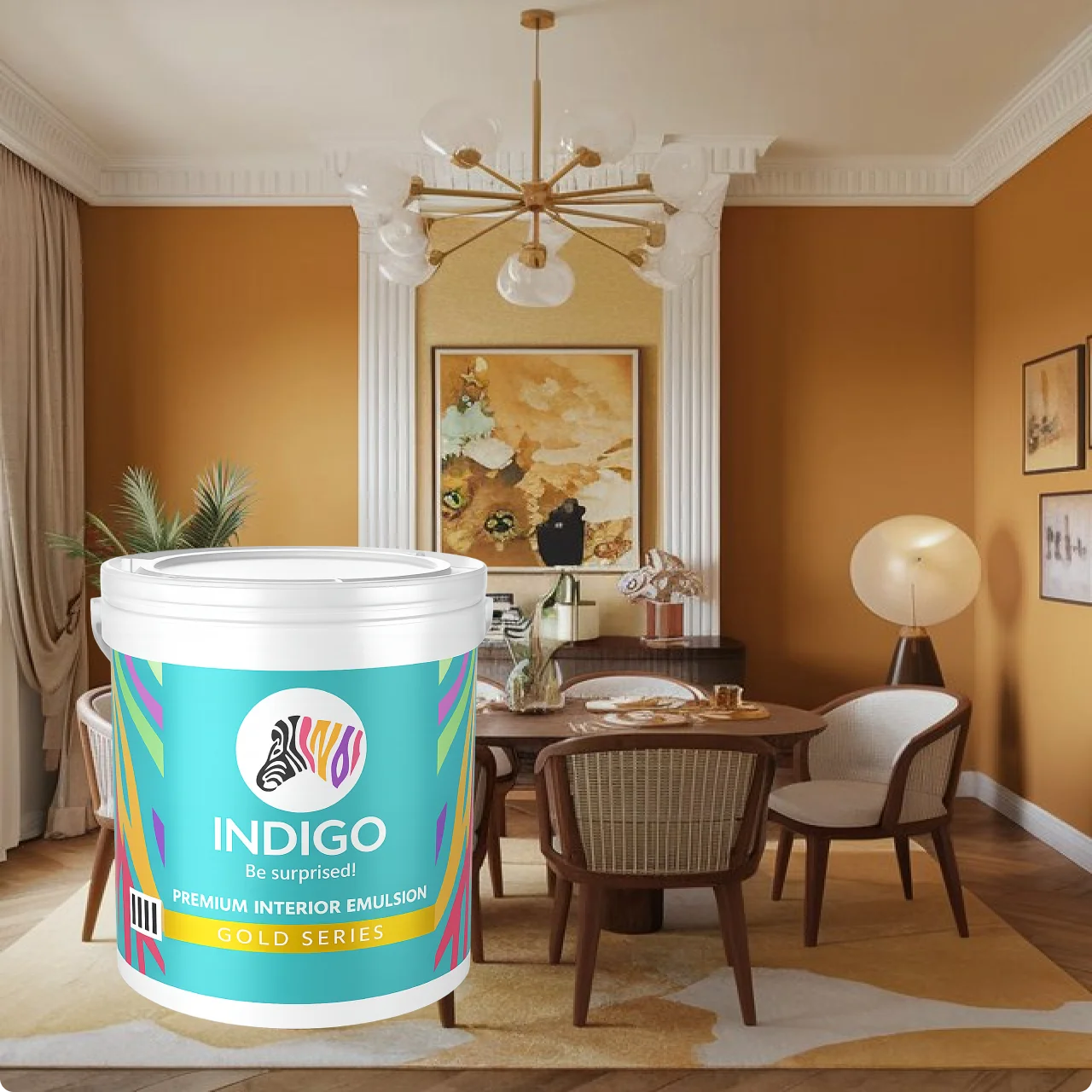 Indigo Premium Interior Emulsion - Gold Series - Image 2