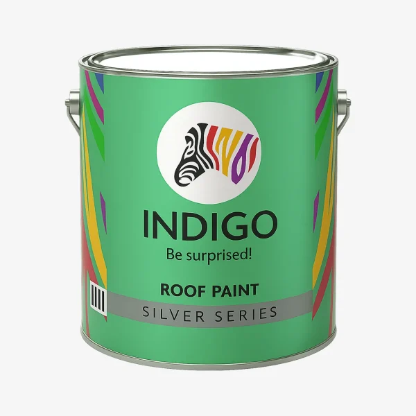 Indigo Roof Paint Silver Bucket - Heat Reflective Aluminum Paint