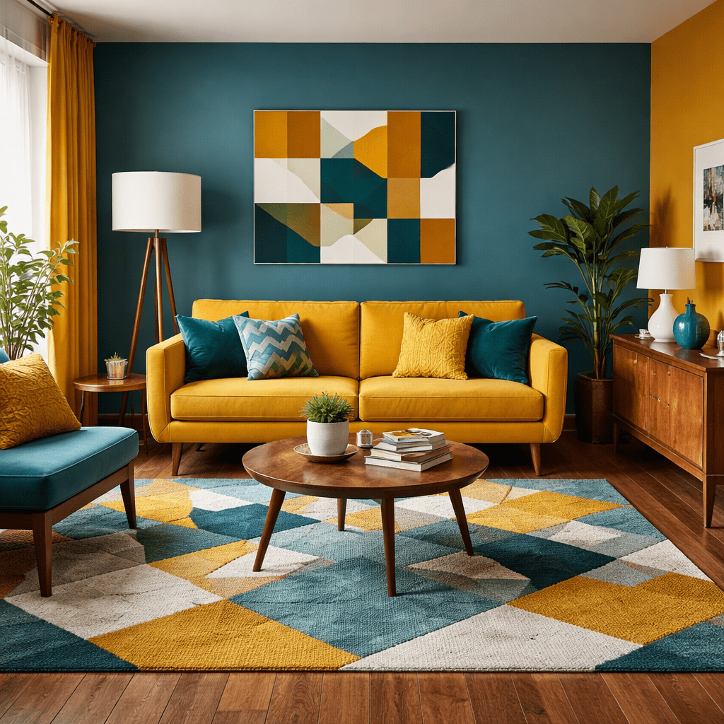 Colour combination for living room