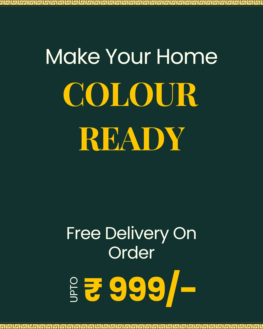 Free shipping on order above Rupees 999