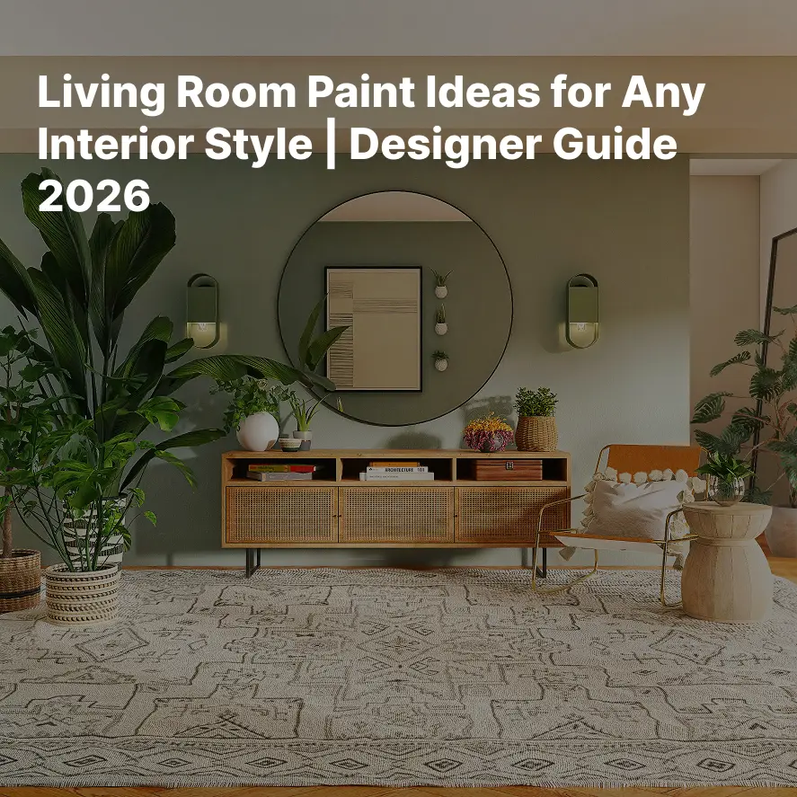 Living Room Paint Ideas for Any Interior Style | Designer Guide 2026