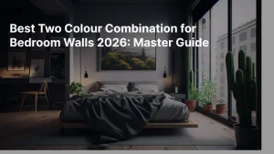 Two Colour Combination for Bedroom Walls Featured Image