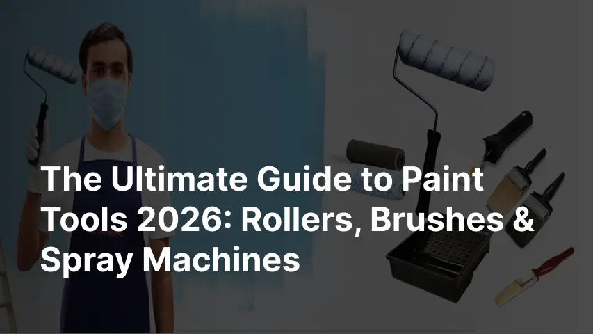 The Ultimate Guide to Paint Tools 2026: Rollers, Brushes & Spray Machines